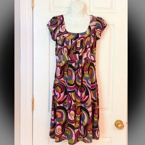 Patterned fall dress